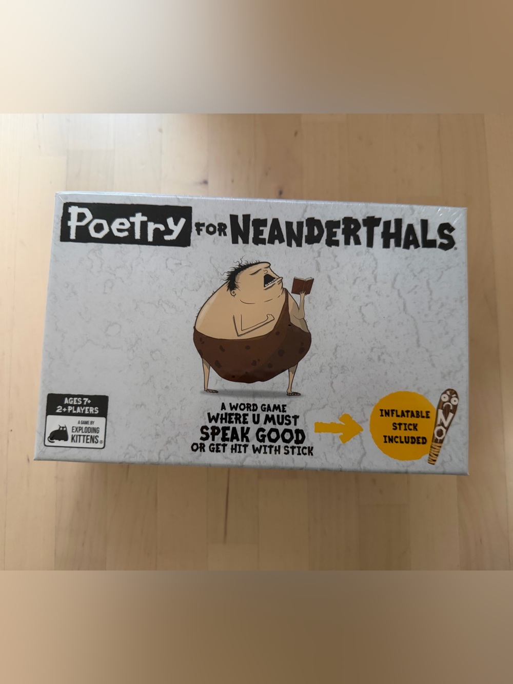 Poetry for Neanderthals Word Game - NEW